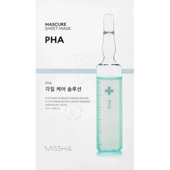Missha Mascure Peeling Solution Sheet Mask - Ексфолираща Маска за Лице 28мл