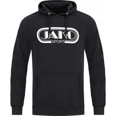 JAKO mikina s kapucí Retro černá