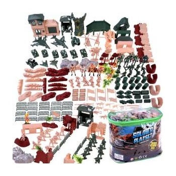 Jokomisiada Large military base Toy soldiers set 200 pieces ZA4364