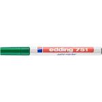 edding Лаков маркер, 1-2 мм, edding "751", зелен 4-751004 (4-751004)
