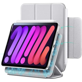 ESR Rebound Magnetic Case - магнитен калъф с поставка за iPad mini 6 (2021) (сив)