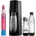 SodaStream terra КОМПЛЕКТ ЗА ДОПЪЛНИТЕЛНА ПОМОЩ, 2х1 л + 0, 5 л palack, ЧЕРЕН