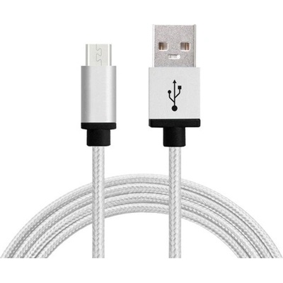 Adata AMUCAL-100CMK-CSV Micro USB, 1m, stříbrný