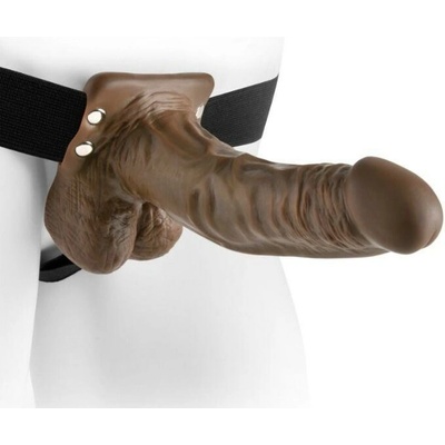Fetish Fantasy Series 7“ Hollow Strap-On With Balls
