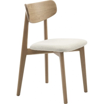 Unique Furniture Трапезен стол в кремав и естествен цвят Elim - Unique Furniture (49530002)