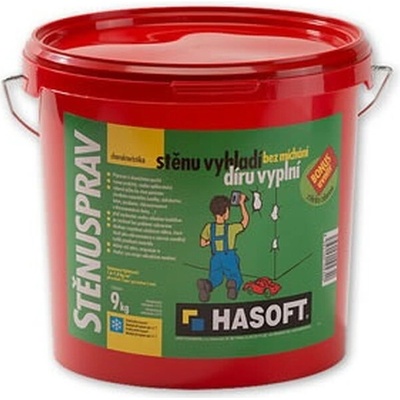 Hmota pro vyrovnání stěn HASOFT Stěnusprav – 1,8 kg – Sleviste.cz