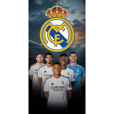 Real Madrid Rýchloschnúci uterák MBAPPE VINI 70 x 140 cm