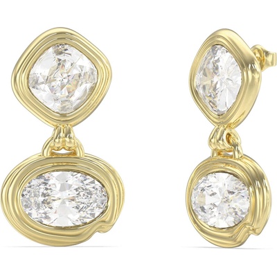 Guess Visiace náušnice s dvoma čírymi krištáľmi Mamounia JUBE05313JWYGT