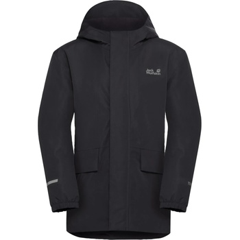 Jack Wolfskin Детско зимно яке Jack wolfskin Kid's Canvey Jacket Winter jacket - Black - размер 116 (EU) (703-5802-0213)
