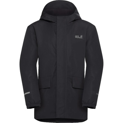 Jack Wolfskin Детско зимно яке Jack wolfskin Kid's Canvey Jacket Winter jacket - Black - размер 116 (EU) (703-5802-0213)