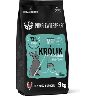 Paka Zwierzaka Rabbit with salmon M 9 kg