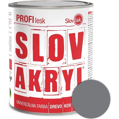Slovakryl Profi Lesk antracit 1190/RAL7016 0,75kg