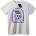 NOONEBRAND Тениска Skull Вълна Лято - S, White