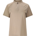 ENDURANCE Дамска фланелка с къс ръкав за колоездене ENDURANCE Women's Crow Melange Cycling/MTB S/S Shirt Cycling jersey - Vintage Khaki - размер 36 (EU) (156-2412-0412)