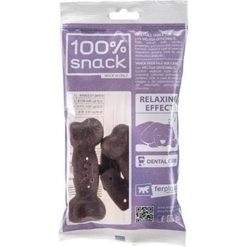 Ferplast Snack Fillable - Bone Melissa Medium - Натурални и вегетариански дентални стикове за кучета във форма на кокал с маточина, 105 гр