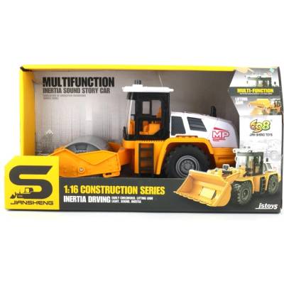 Alltoys Auto valec žltý 1:16