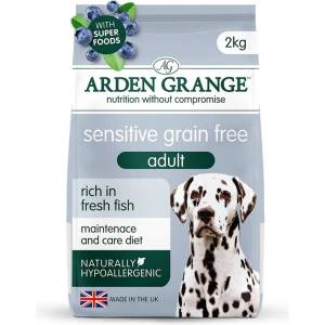 Arden Grange Sensitive океанска бяла риба и картофи 2 кг