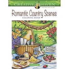 Creative Haven Romantic Country Scenes Coloring Book