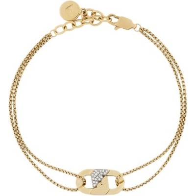 Emporio Armani Pánský pozlacený náramek s krystaly EGS3175710