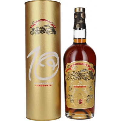 Ron Millonario 10 Aniversario Cincuenta 50% 0,7 l (kazeta)