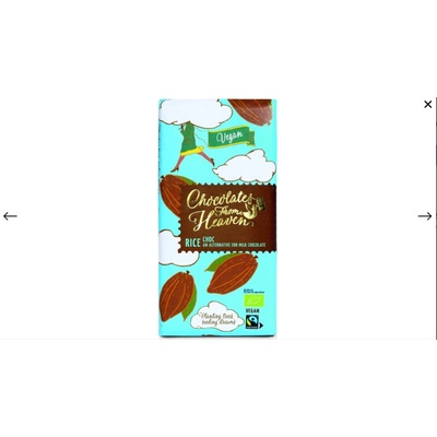 Chocolates from Heaven - Bio ryžová VEGAN čokoláda 42%, 100 g