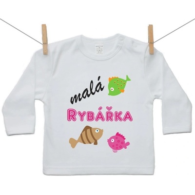 Boodyy tričko s dlouhým rukávem malá rybářka