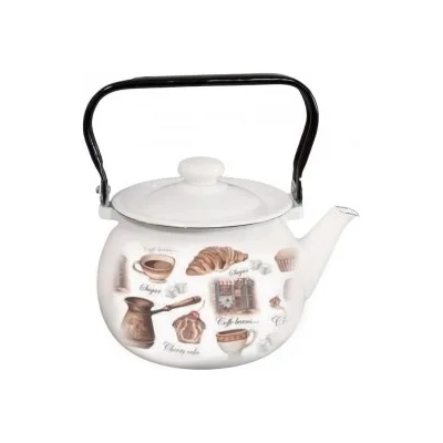 Horecano - Емайлиран чайник 2, 5л "Cafe de Cherie" Н-(2710/2) (0129469)