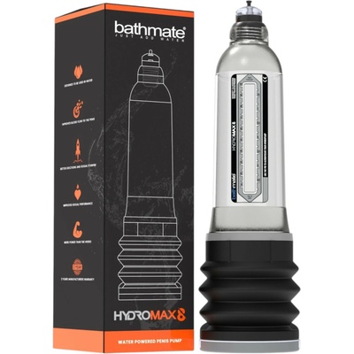 Bathmate - Pumpa na zväčšenie penisu Hydromax8 Priehľadná