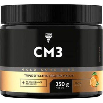 Image 1 of Trec Nutrition Gold Core CM3 | Tri-Creatine Malate Powder [250 грама] Портокал
