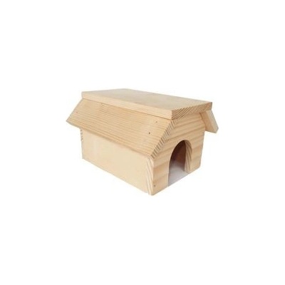Truhlářství Zimný Domek pro křečka valbová střech ZV 117 12,5 x 10 x 17,5 cm