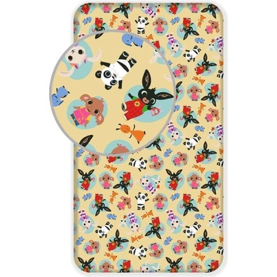 Jerry Fabrics Prostěradlo Králíček Bing 051 Bavlna 90x200