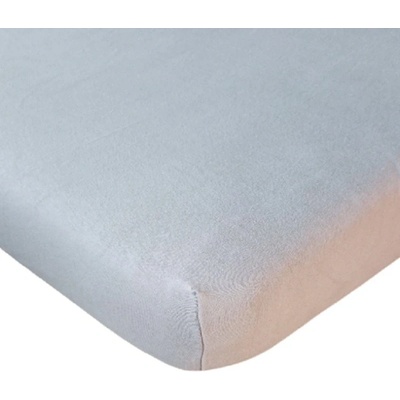 Tibex prostěradlo jersey Deluxe šedé 180-200x200-220