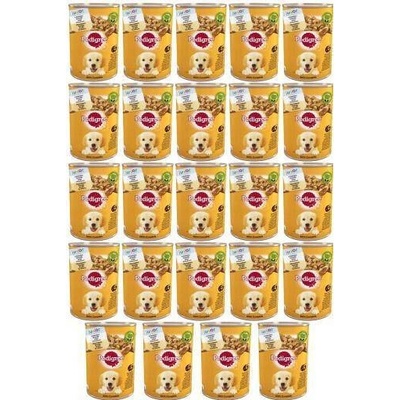 Pedigree Junior s kuřecím masem v želé s kuřecím masem 24 x 400 g