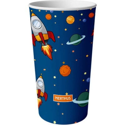 Nerthus 250 мл детска чаша за напитки Nerthus с декор Космос