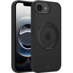 Tactical iPhone 17e / 16e TACTICAL MAGFORCE HYPERSTAND силиконов калъф за телефон - удароустойчив, със стойка, ЧЕРЕН (57983131644)