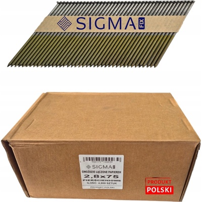 Kroužkové hřebíky Sigma 75 4000 ks 15 kg