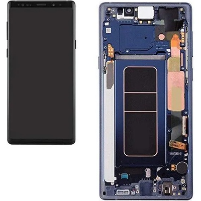 Samsung LCD Дисплей за Samsung SM-N960F Galaxy Note 9 + Тъч скрийн + рамка СИН Оригинал