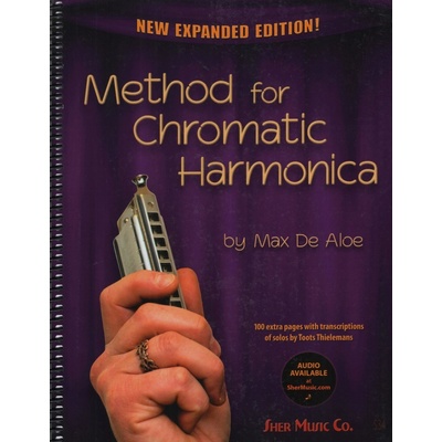 Method for Chromatic Harmonica by Max De Aloe + CD