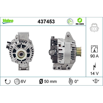 VALEO Alternátor 437453