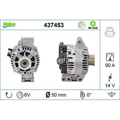VALEO Alternátor 437453