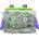8bplus Торбичка за магнезий 8bplus Marty Chalk bag - Un-Teal We Meet Again - размер One Size (335-0720-0111)