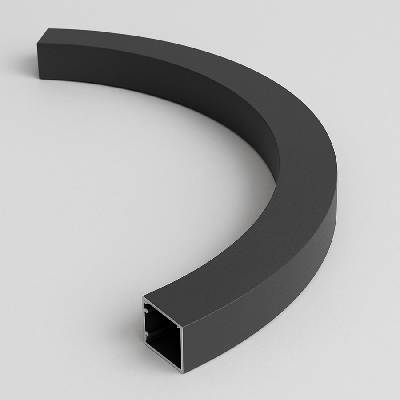 ПРОФИЛ АЛУМИНИЕВ wave 1/4 Ф800 50x50+ДИФУЗЕР К-КТ ral (5802-0.25ral)