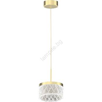 MILAGRO Led Пендел elegance led/9w/230v Ø 15 см златист (mi2554)