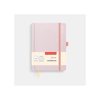 Sentio Бележник с ластик А6 96 листа Piggy Pink
