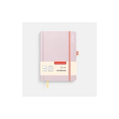 Sentio Бележник с ластик А6 96 листа Piggy Pink