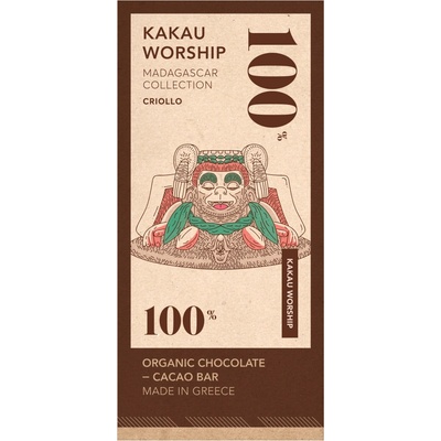 Kakau 100% Bio hořká workship kolekce Madagaskar 75 g