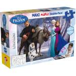 Lisciani Двулицев пъзел Lisciani - Frozen, Музика и забавление, 60 части (LI46874)
