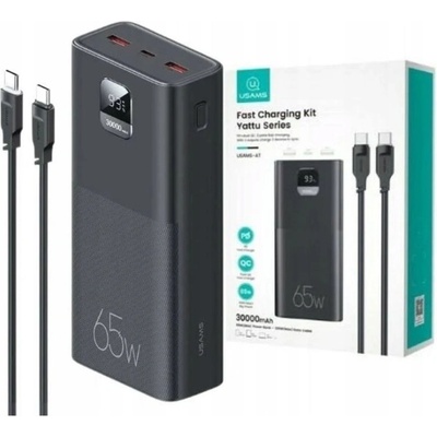 Usams 30000 mAh čierna