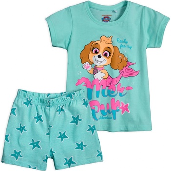 Dívčí pyžamo PAW PATROL MERPUP tyrkysové