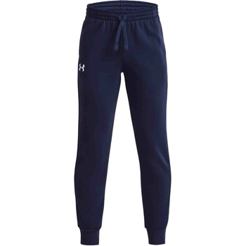 Under Armour RIVAL FLEECE JOGGERS tmavo modrá biela